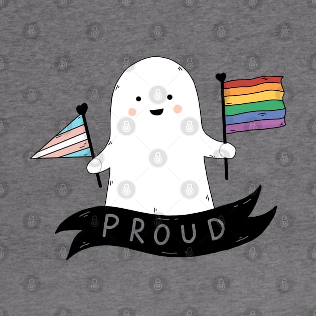 Happy Pride Ghost by Little Spooky Studio